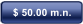 $ 50.00 m.n.